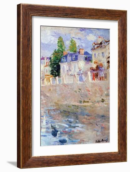The Sky in Bougival-Berthe Morisot-Framed Art Print
