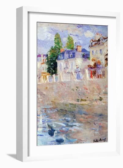 The Sky in Bougival-Berthe Morisot-Framed Art Print