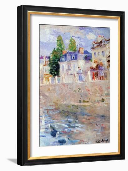 The Sky in Bougival-Berthe Morisot-Framed Art Print