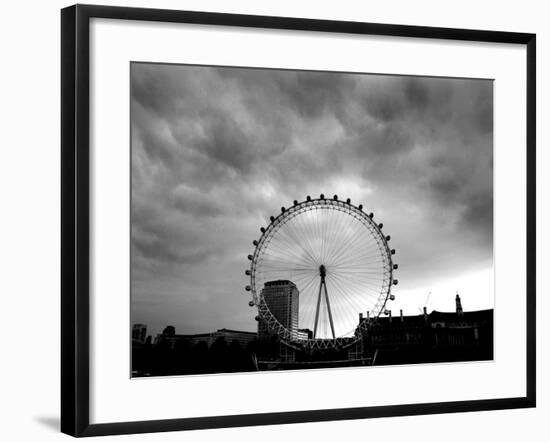 The Sky Over London at the Start of a Partial Solar Eclipse, October 2005-null-Framed Photographic Print