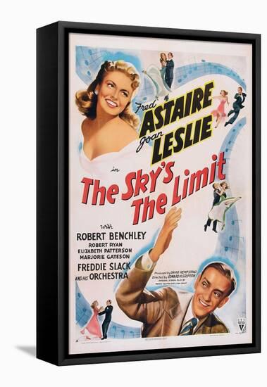 The Sky's the Limit, Top Left: Joan Leslie, Bottom Right: Fred Astaire, 1943-null-Framed Stretched Canvas