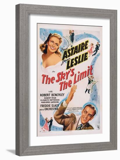 The Sky's the Limit, Top Left: Joan Leslie, Bottom Right: Fred Astaire, 1943-null-Framed Premium Giclee Print