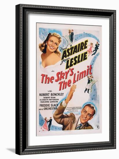 The Sky's the Limit, Top Left: Joan Leslie, Bottom Right: Fred Astaire, 1943-null-Framed Premium Giclee Print