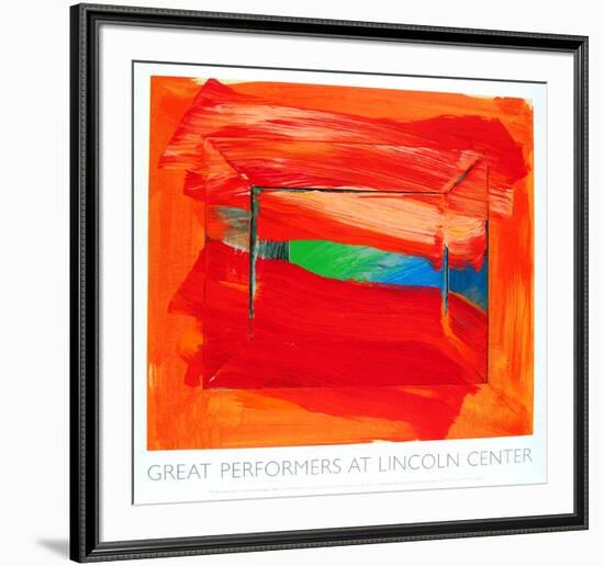 The Sky's The Limit-Howard Hodgkin-Framed Serigraph