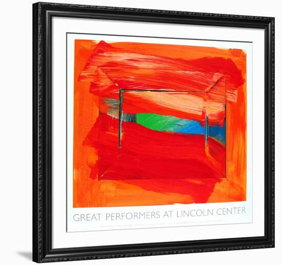 The Sky's The Limit-Howard Hodgkin-Framed Serigraph