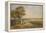 The Skylark, 1848 (Oil on Canvas)-David Cox-Framed Premier Image Canvas