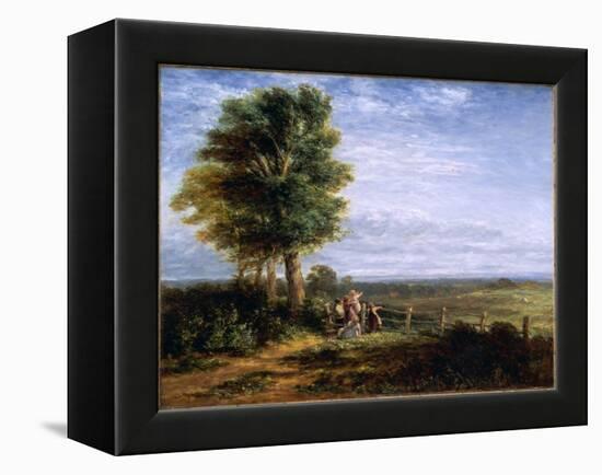 The Skylark, 1849 (Oil on Canvas)-David Cox-Framed Premier Image Canvas