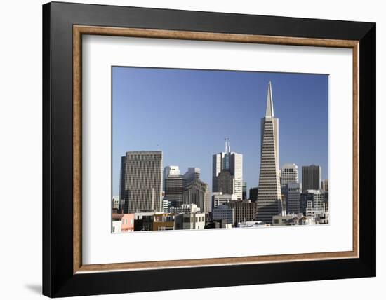 The Skyline from Telegraph Hill, San Francisco, California, USA-Susan Pease-Framed Photographic Print
