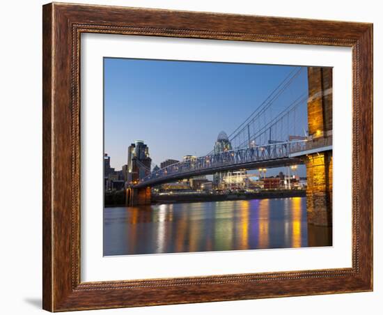 The Skyline of Cincinnati, Ohio, Usa-Chuck Haney-Framed Photographic Print