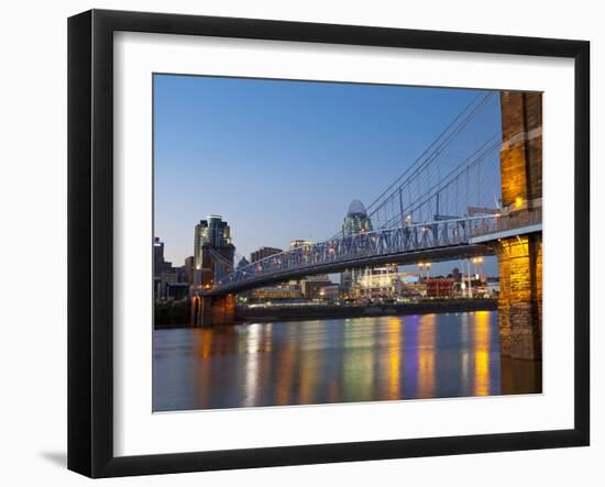 The Skyline of Cincinnati, Ohio, Usa-Chuck Haney-Framed Photographic Print