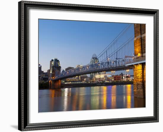 The Skyline of Cincinnati, Ohio, Usa-Chuck Haney-Framed Photographic Print