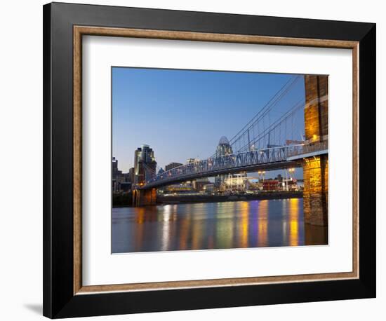 The Skyline of Cincinnati, Ohio, Usa-Chuck Haney-Framed Photographic Print