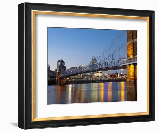 The Skyline of Cincinnati, Ohio, Usa-Chuck Haney-Framed Photographic Print