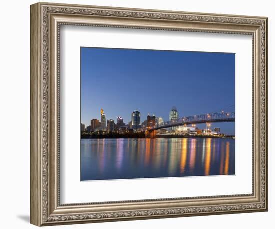 The Skyline of Cincinnati, Ohio, Usa-Chuck Haney-Framed Photographic Print