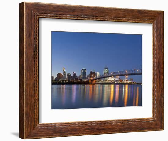 The Skyline of Cincinnati, Ohio, Usa-Chuck Haney-Framed Photographic Print