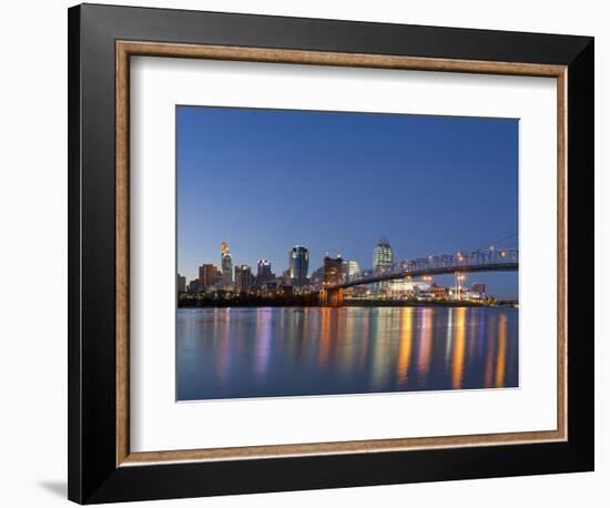 The Skyline of Cincinnati, Ohio, Usa-Chuck Haney-Framed Photographic Print