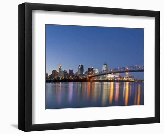 The Skyline of Cincinnati, Ohio, Usa-Chuck Haney-Framed Photographic Print