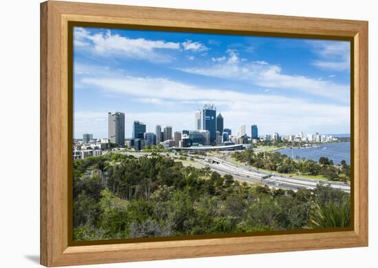 The Skyline of Perth, Western Australia, Australia-Michael-Framed Premier Image Canvas