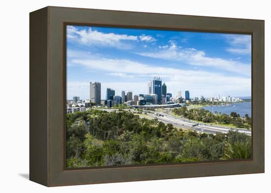 The Skyline of Perth, Western Australia, Australia-Michael-Framed Premier Image Canvas