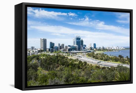 The Skyline of Perth, Western Australia, Australia-Michael-Framed Premier Image Canvas