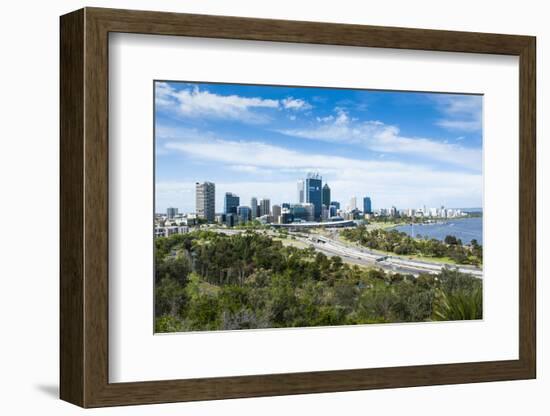 The Skyline of Perth, Western Australia, Australia-Michael-Framed Photographic Print