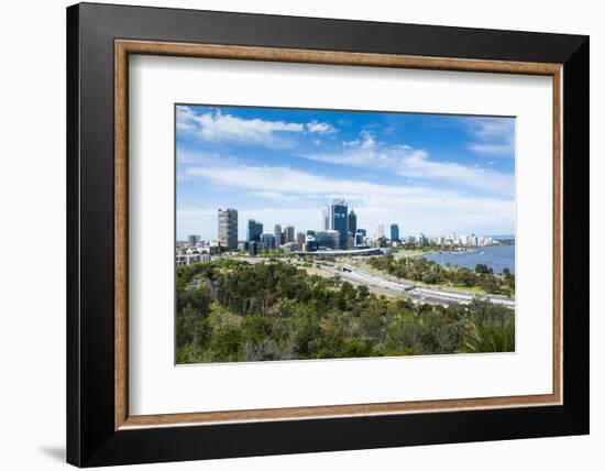 The Skyline of Perth, Western Australia, Australia-Michael-Framed Photographic Print