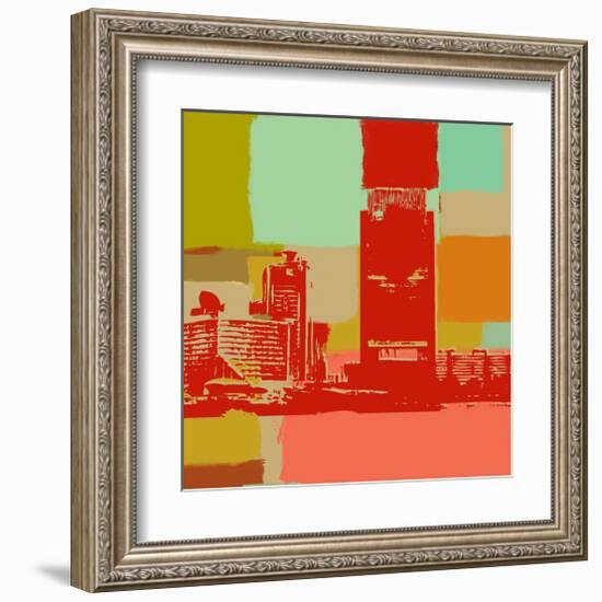 The Skyline-Yashna-Framed Art Print