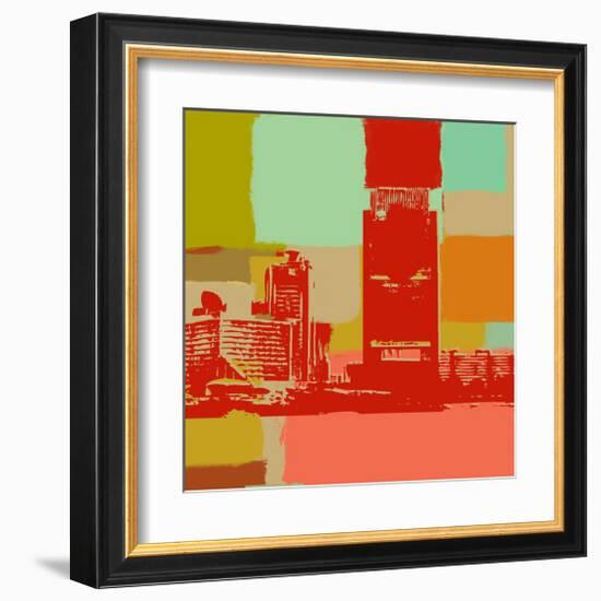 The Skyline-Yashna-Framed Art Print