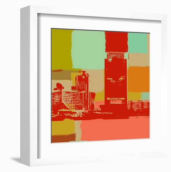 The Skyline-Yashna-Framed Art Print