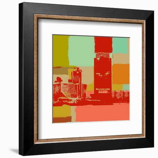The Skyline-Yashna-Framed Art Print