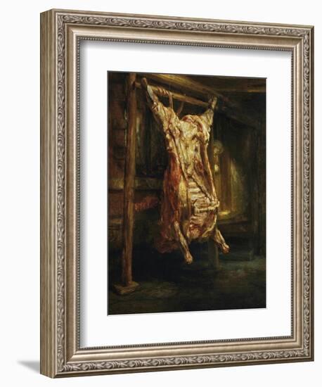 The Slaughtered Ox, 1655-Rembrandt van Rijn-Framed Giclee Print