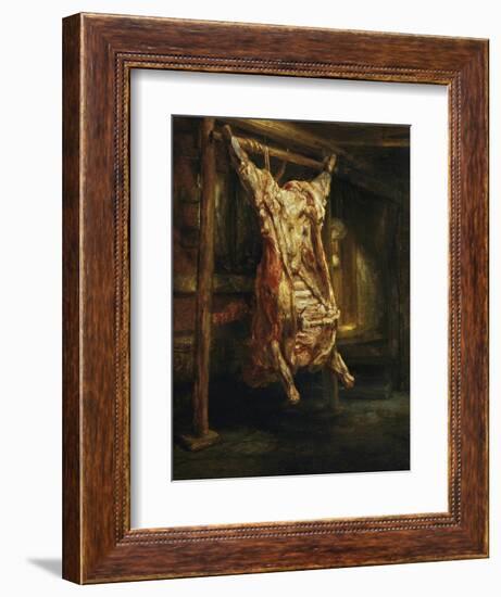 The Slaughtered Ox, 1655-Rembrandt van Rijn-Framed Giclee Print