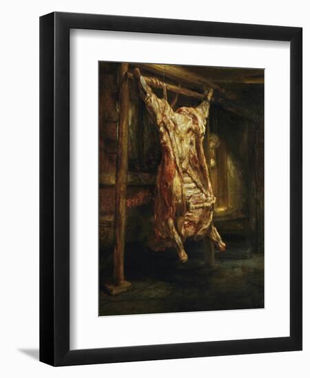 The Slaughtered Ox, 1655-Rembrandt van Rijn-Framed Giclee Print