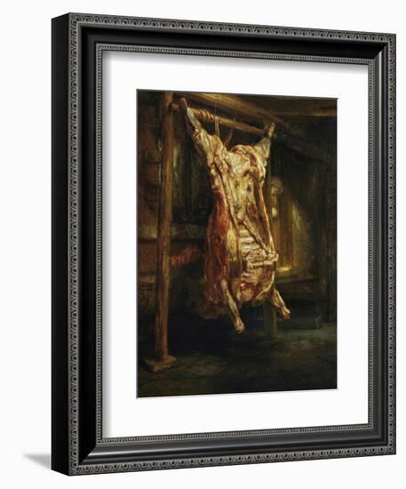 The Slaughtered Ox, 1655-Rembrandt van Rijn-Framed Giclee Print