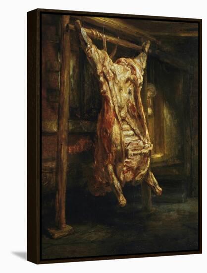 The Slaughtered Ox, 1655-Rembrandt van Rijn-Framed Premier Image Canvas