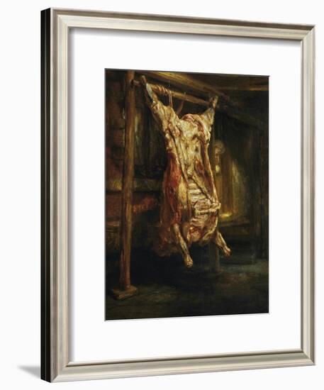 The Slaughtered Ox, 1655-Rembrandt van Rijn-Framed Giclee Print