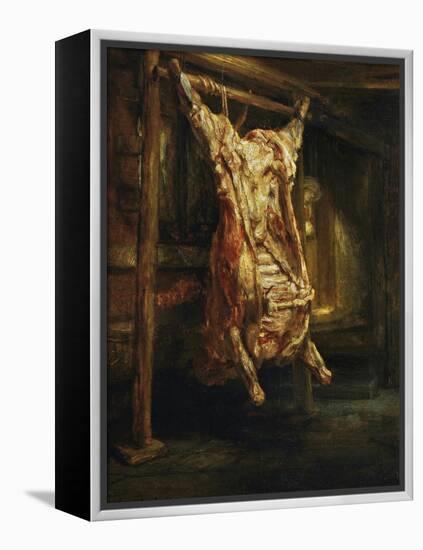 The Slaughtered Ox, 1655-Rembrandt van Rijn-Framed Premier Image Canvas