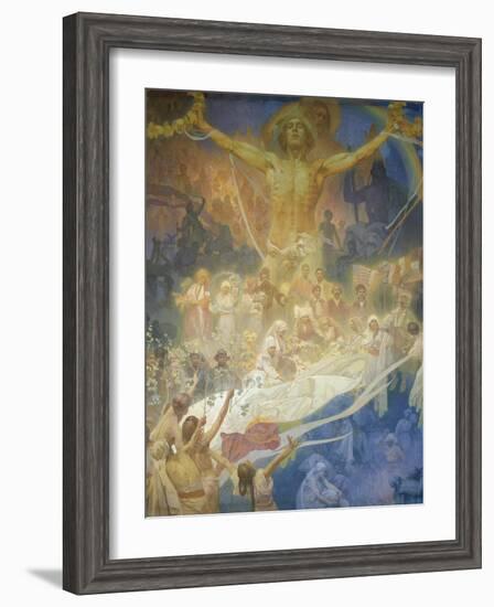 The Slav Epic: the Apotheosis of the Slavs, 1928-Alphonse Mucha-Framed Giclee Print