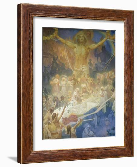 The Slav Epic: the Apotheosis of the Slavs, 1928-Alphonse Mucha-Framed Giclee Print