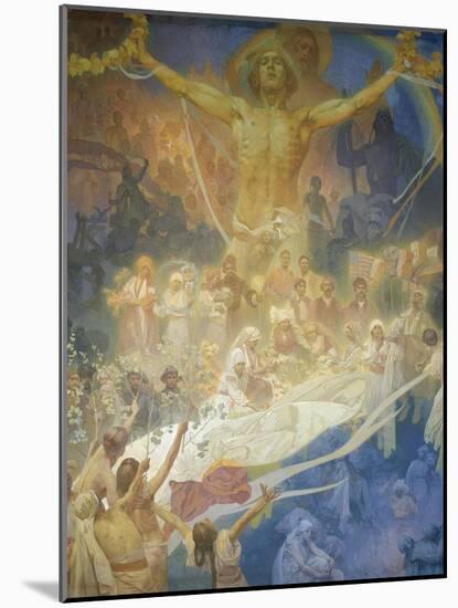 The Slav Epic: the Apotheosis of the Slavs, 1928-Alphonse Mucha-Mounted Giclee Print