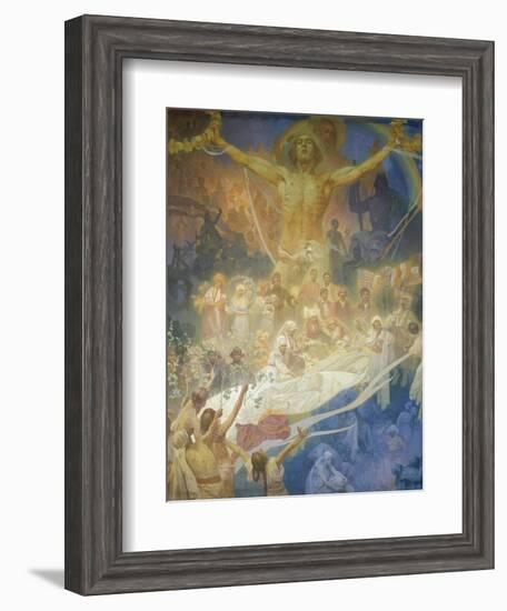 The Slav Epic: the Apotheosis of the Slavs, 1928-Alphonse Mucha-Framed Giclee Print