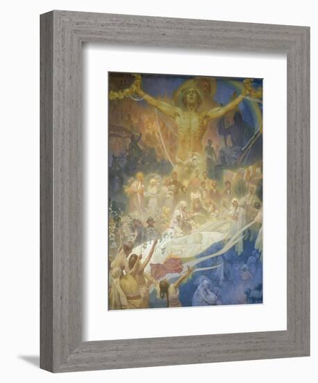 The Slav Epic: the Apotheosis of the Slavs, 1928-Alphonse Mucha-Framed Giclee Print