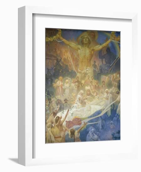 The Slav Epic: the Apotheosis of the Slavs, 1928-Alphonse Mucha-Framed Giclee Print