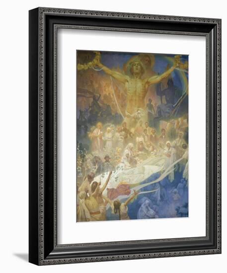 The Slav Epic: the Apotheosis of the Slavs, 1928-Alphonse Mucha-Framed Giclee Print