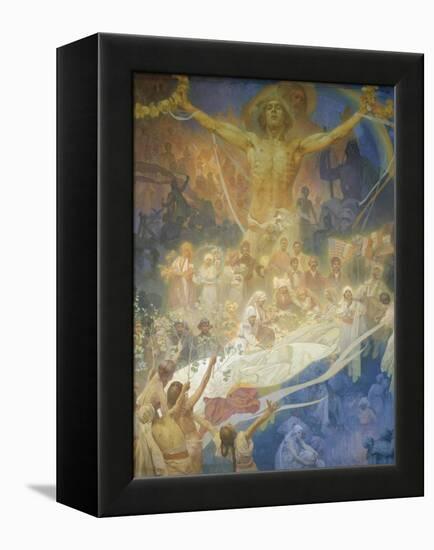 The Slav Epic: the Apotheosis of the Slavs, 1928-Alphonse Mucha-Framed Premier Image Canvas