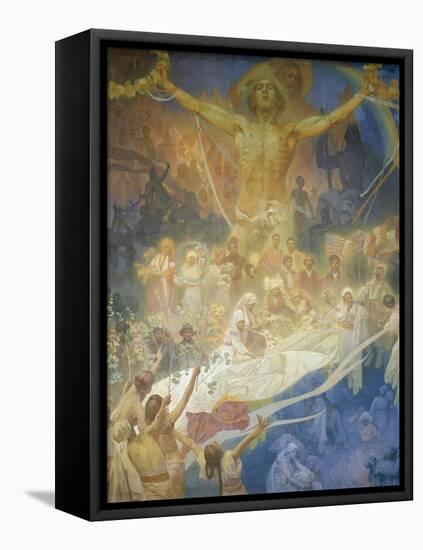 The Slav Epic: the Apotheosis of the Slavs, 1928-Alphonse Mucha-Framed Premier Image Canvas