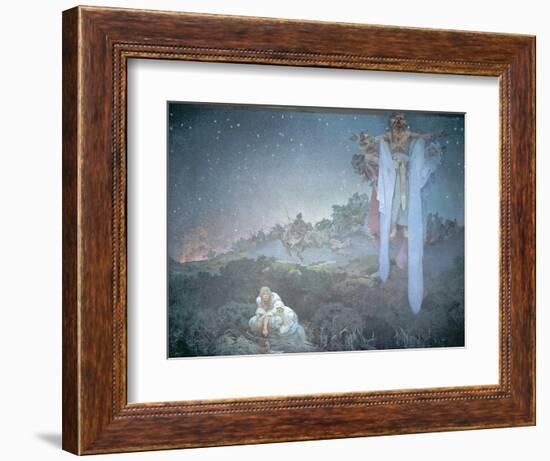 The Slavs in their Original Homeland, from the 'Slav Epic' 1912-Alphonse Mucha-Framed Giclee Print