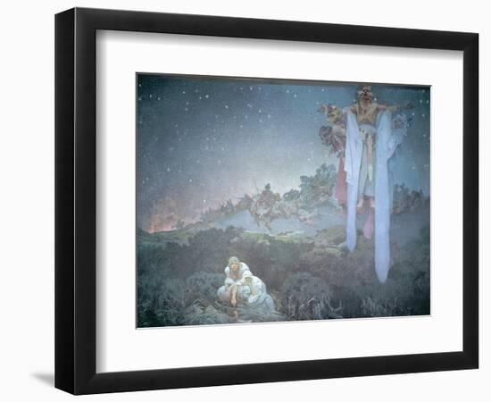 The Slavs in their Original Homeland, from the 'Slav Epic' 1912-Alphonse Mucha-Framed Giclee Print