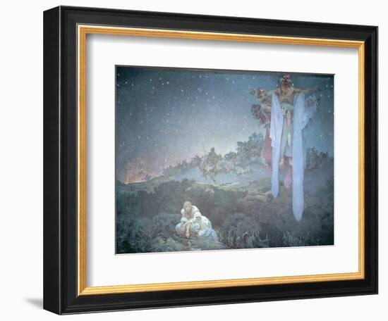 The Slavs in their Original Homeland, from the 'Slav Epic' 1912-Alphonse Mucha-Framed Giclee Print