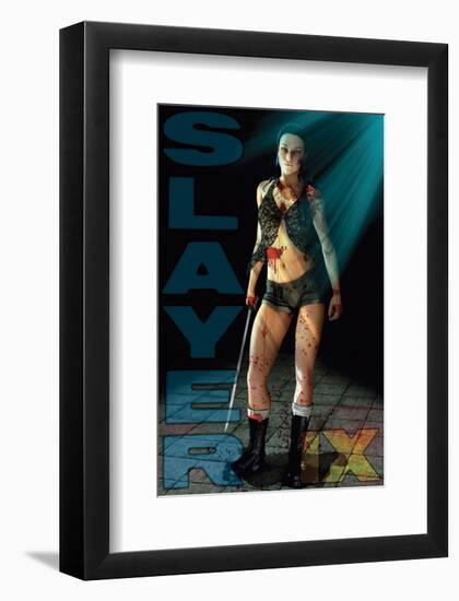 The Slayer-null-Framed Art Print